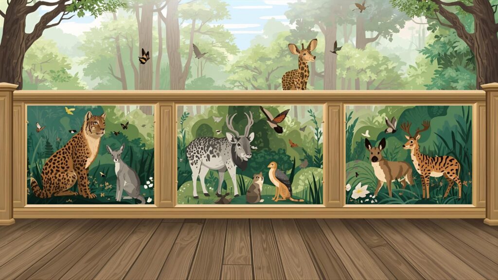 Railing Panels Wildlife