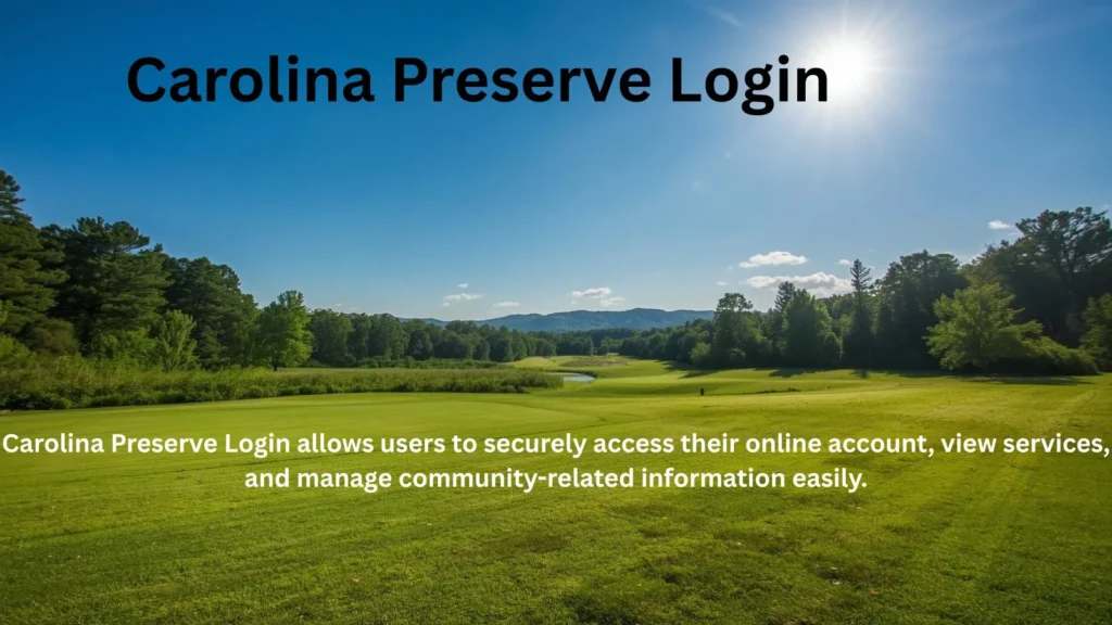 carolina-preserve-login